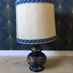 Lampe W Germany  -  La faience - porcelaine - céramique