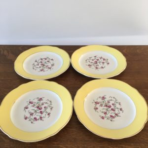 Assiettes plates Luneville  -  La décoration