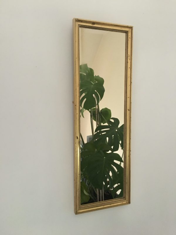 Miroir en bois doré  -  La décoration