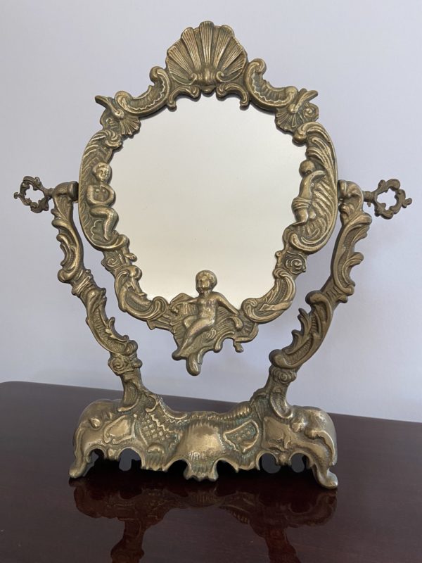 Ancien miroir psyché  -  La décoration