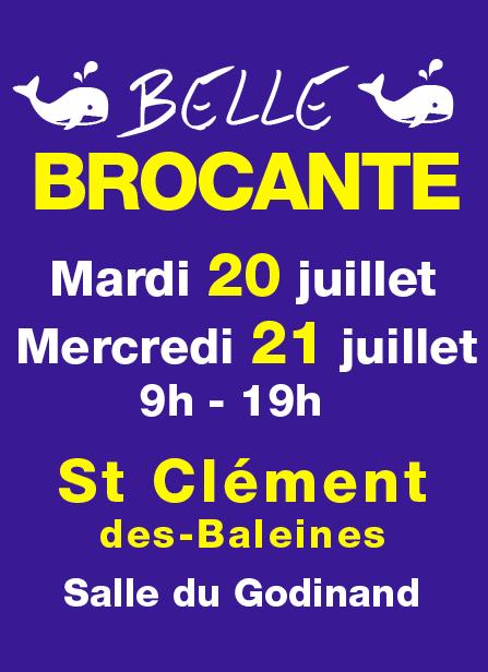 La belle Brocante sur l’ile de Ré les 20 et 21 jullet 2021
