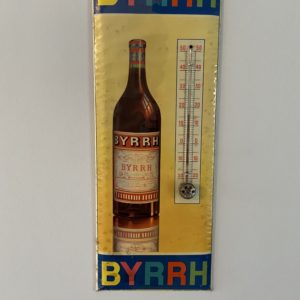 Ancien Thermomètre publicitaire Byrrh  -  La décoration